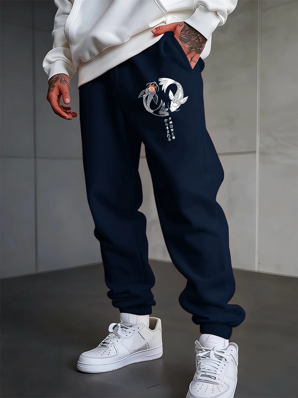 Pantalon de jogging unisexe à imprimé gothique