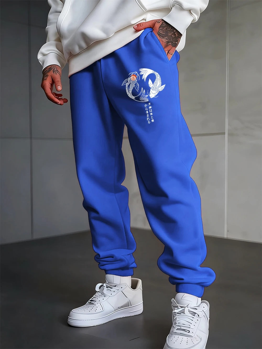 Pantalon de jogging unisexe à imprimé gothique