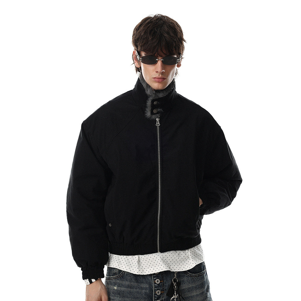Veste d’hiver homme matelassée à coupe ample