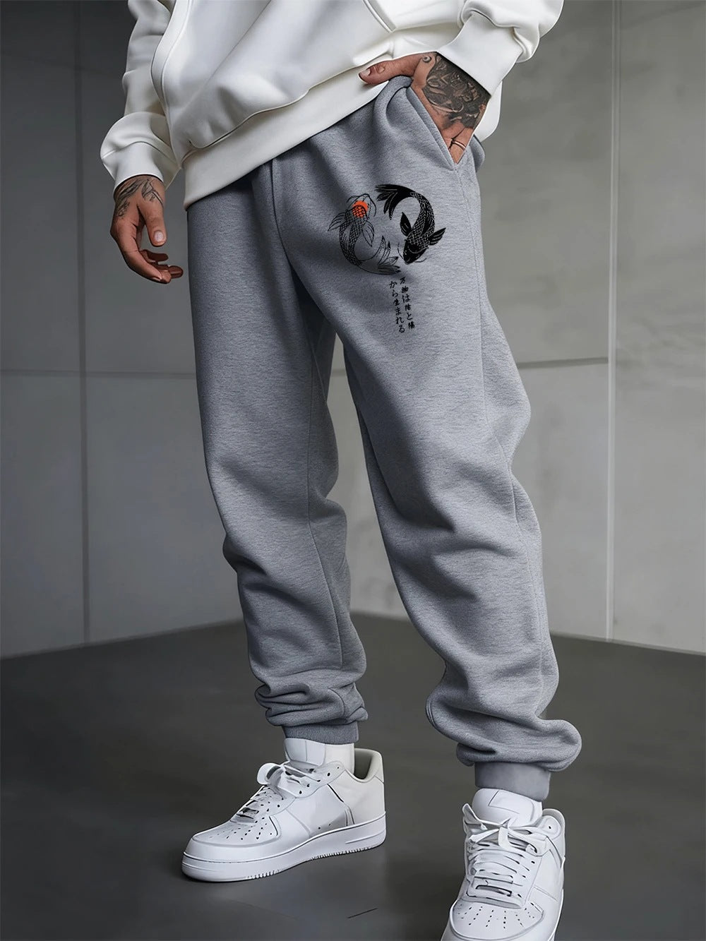 Pantalon de jogging unisexe à imprimé gothique