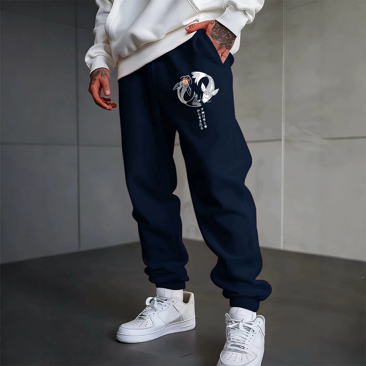 Pantalon de jogging unisexe à imprimé gothique