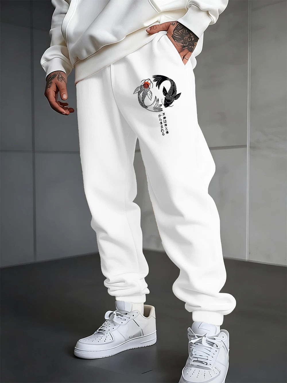 Pantalon de jogging unisexe à imprimé gothique