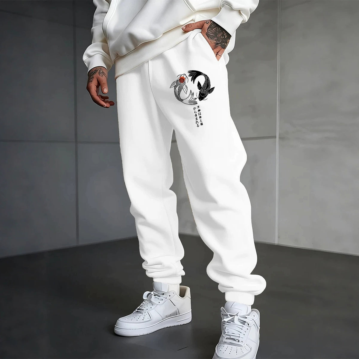 Pantalon de jogging unisexe à imprimé gothique