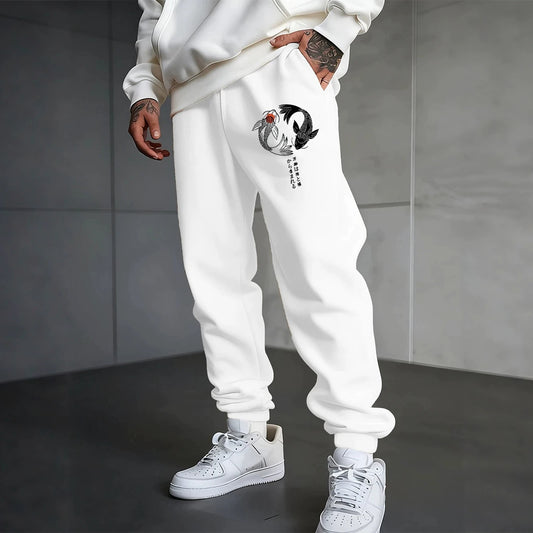 Pantalon de jogging unisexe à imprimé gothique